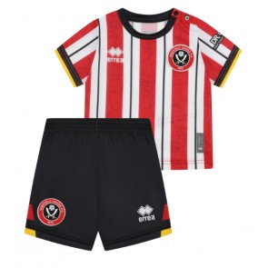 Sheffield United Hemmakläder Barn 2024-25 Kortärmad (+ Korta byxor)